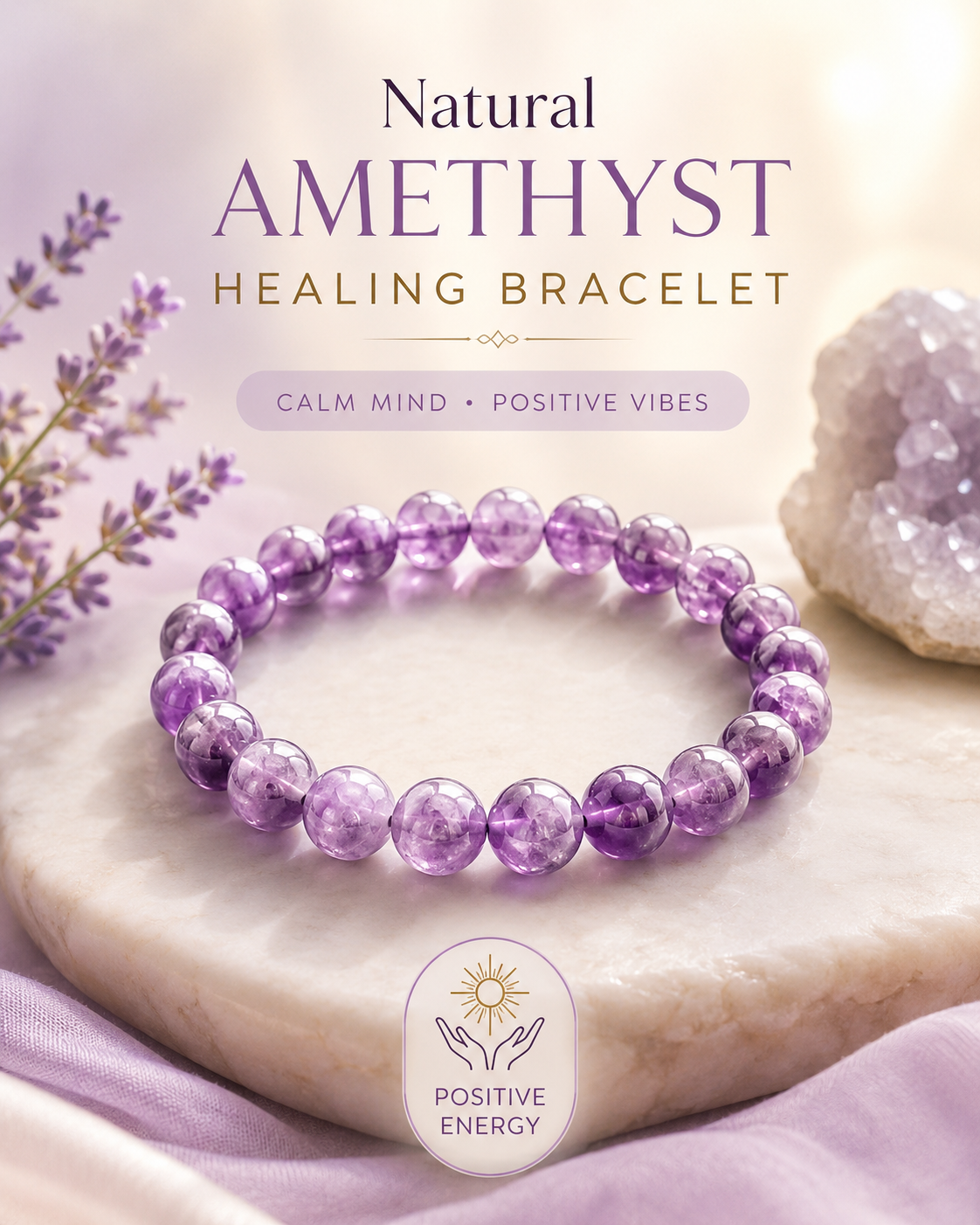 Amethyst Gemstone Bracelet